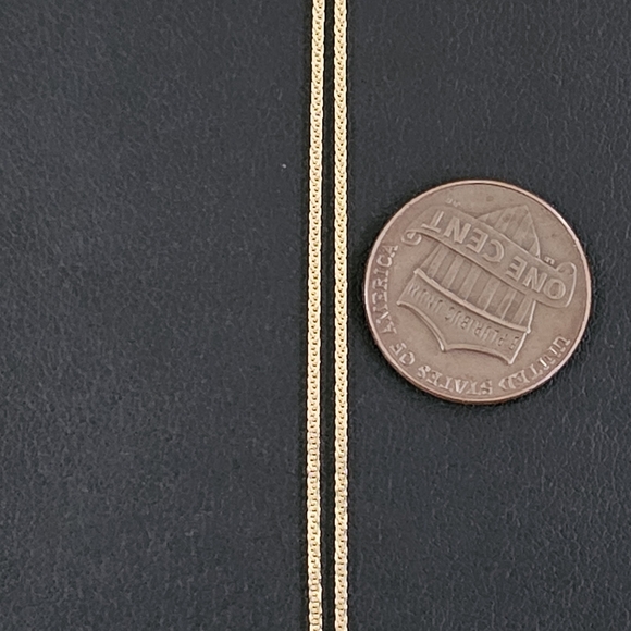 14k gold necklace 18 inch - Picture 4 of 7